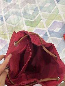 Stylish Red Backpack