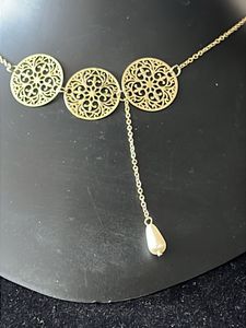 Gold Filigree Necklace