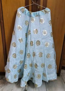 Lengha Choli Duppata Set Material Silk