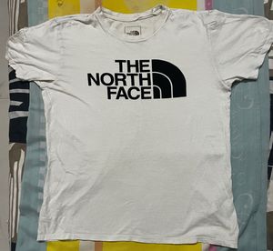 Authentic The North Face Logo Tee | White | Size M