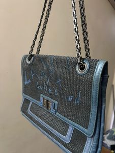 Lanvin handbag - tweed &amp; leather