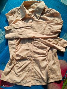 Vintage Pastel Button-Down Shirt