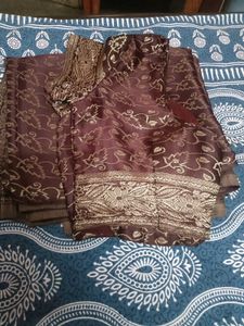 New Saree With Blouse Combo Offer