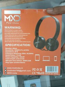 MXD-903 Extra Bass Stereo wire Headphones
