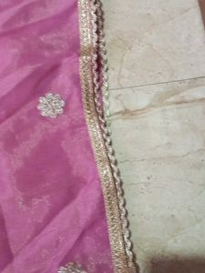 New Pink Embroidered Sharara Set