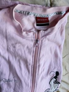 Pink Zip-Up Sweatshirt