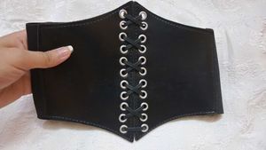 Gothic Lace-Up Corset Belt