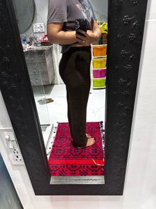 Dark brown trousers