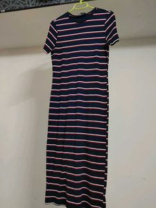 Striped Midi Dress