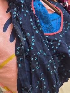 Charming Blue Printed Kurta