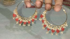 Red and white jewellery