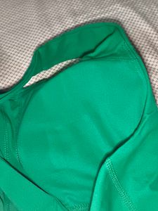 Emerald Green padded croptop
