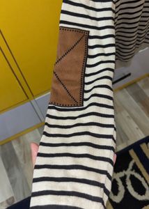 Men's Striped Crew Neck Sweater