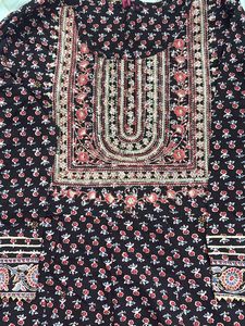 Combo 4 Floral Embroidered Anarkali Kurti