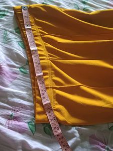 Mustard Yellow Wide Leg Pants