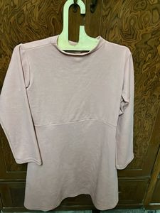 Chic Pink Mesh Detail Top