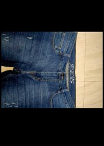 Mens Rev's Blue Torn stretchable Jeans
