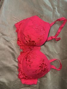 Stunning Pink Lace Bra