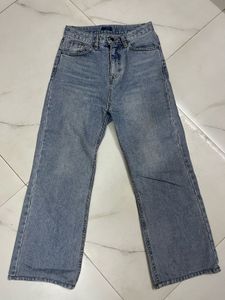 Light Blue Wide Leg Jeans