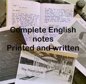 English Notes - Class Ready!