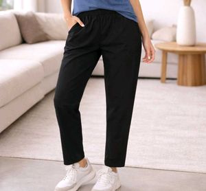Comfortable Black Casual cotton Pants