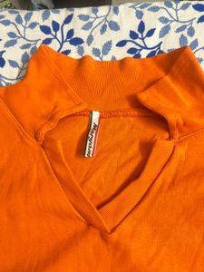Stylish Orange Crop Top