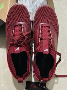 Stylish Ed Hardy Maroon Sneakers