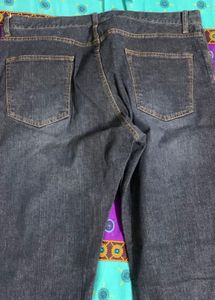 Classic Dark Wash Denim Jeans