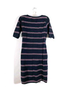 Striped Navy Blue Dress