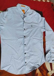 90%.off Sale Blue Casual Shirt Vintage Korean Orgi