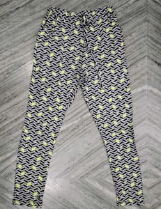 Patterned Casual Pants