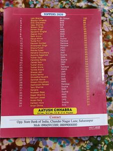 Accountancy Sample Papers class 12th