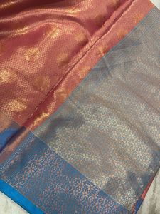 Beautiful Silk Saree with Paisley Border