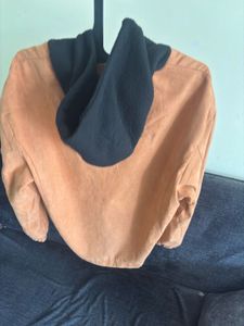 Orange Hooded Jacket
