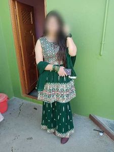Elegant Green Embroidered Kurta Set
