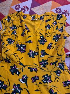 Yellow Floral Maxi Dress