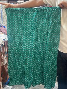 Green Printed Palazzo Pants