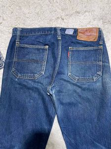Vintage Flared Blue Denim Jeans