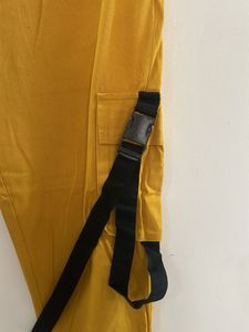 Mustard Cargo Pants with Straps