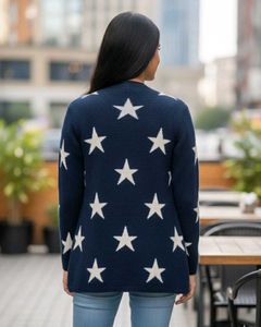Imported Starry Woollen Shrug