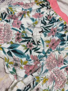 Floral Print Pajama Shorts
