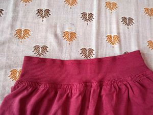 Maroon Capri Pants