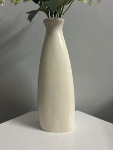 Cream Ceramic Vase