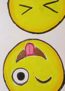 Hand Made On Art Paper EMOJI 😀