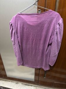 Chic Purple Dolman Sleeve Top