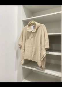 Forever New Jade Button Collar Poncho
