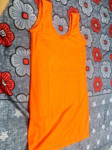Orange Tank Dress