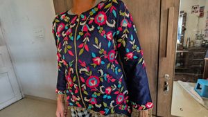 Handwork High Low Short Jacket