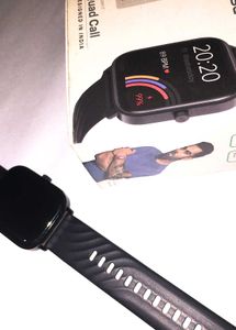 Jet black noise smart watch