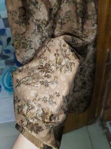Vintage Floral Print Skirt